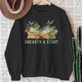 Unearth a Story Dinosaur 2026 Summer Reading Program Book Sweatshirt Gifts for Old Women