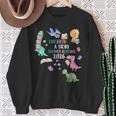 Unearth a Story Dinosaur Book 2026 Summer Reading Program Sweatshirt Gifts for Old Women Unearth a Story Dinosaur Book 2026 Summer Reading Program Sweatshirt Gifts for Old Women
