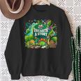Unearth a Story Library Summer Reading 2026 Dinosaur Book Sweatshirt Gifts for Old Women Unearth a Story Library Summer Reading 2026 Dinosaur Book Sweatshirt Gifts for Old Women