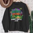 Unearth a Story Summer Reading 2026 Dinosaur T-Rex Book Sweatshirt Gifts for Old Women