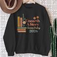 Unearth a Story Summer Reading 2026 Library Teachers Book Sweatshirt Gifts for Old Women