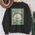 Unearth a Story Summer Reading 2026 Palaeontologists Book Sweatshirt Gifts for Old Women