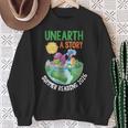 Unearth A Story Summer Reading Program 2026 Animals Book Sweatshirt Gifts for Old Women