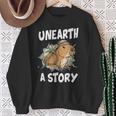 Unearth A Story Summer Reading Program 2026 Capybara Book Sweatshirt Gifts for Old Women