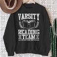 Varsity Reading Team Bookworm Book Lover Reader Sweatshirt Gifts for Old Women