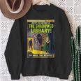 Vintage Horror Comic Book Cover Shadowed Library Zombie Sweatshirt Gifts for Old Women Vintage Horror Comic Book Cover Shadowed Library Zombie Sweatshirt Gifts for Old Women