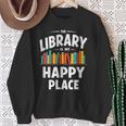 Vintage The Library Librarian Book Reading Sweatshirt Gifts for Old Women Vintage The Library Librarian Book Reading Sweatshirt Gifts for Old Women