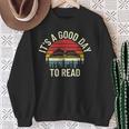 Vintage Retro It's a Good Day To Read Book Reading Lovers Sweatshirt Gifts for Old Women