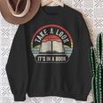 Vintage Retro Take A Look It's In A Book Bookworm Reading Sweatshirt Gifts for Old Women Vintage Retro Take A Look It's In A Book Bookworm Reading Sweatshirt Gifts for Old Women