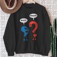 Wait What Comma Question Mark Reading Book Lover Teacher Sweatshirt Gifts for Old Women
