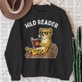 Wild Reader Cool Jaguar With Sunglasses Reading Book Kids Sweatshirt Gifts for Old Women