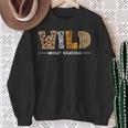 Wild About Reading Books Lovers Library Day English Teacher Sweatshirt Gifts for Old Women Wild About Reading Books Lovers Library Day English Teacher Sweatshirt Gifts for Old Women