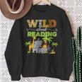 Wild About Reading Books Reader Librarian Wild Animals Lover Sweatshirt Gifts for Old Women Wild About Reading Books Reader Librarian Wild Animals Lover Sweatshirt Gifts for Old Women