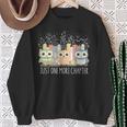 Wildflower Just One More Chapter Owl Book Lover Reader Sweatshirt Gifts for Old Women