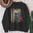 Wildflower Summer Floral Book Horror Gothic Graphic Sweatshirt Gifts for Old Women