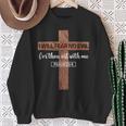 I Will Fear No Evil Psalm 23 From The Book Of Psalms 23 4 Sweatshirt Gifts for Old Women I Will Fear No Evil Psalm 23 From The Book Of Psalms 23 4 Sweatshirt Gifts for Old Women