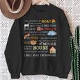 I Will Read Books On a Boat & Everywhere Reading Sweatshirt Gifts for Old Women I Will Read Books On a Boat & Everywhere Reading Sweatshirt Gifts for Old Women