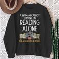 Woman Book Librarian Reading Pitbull Dog Owner Women Sweatshirt Gifts for Old Women Woman Book Librarian Reading Pitbull Dog Owner Women Sweatshirt Gifts for Old Women