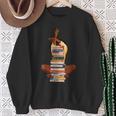 Woman And Books Stack Afro Girl Book Lover Sweatshirt Gifts for Old Women Woman And Books Stack Afro Girl Book Lover Sweatshirt Gifts for Old Women