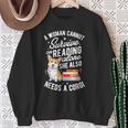 A Woman Cannot Survive On Reading AloneShirt Corgi Book Sweatshirt Gifts for Old Women A Woman Cannot Survive On Reading AloneShirt Corgi Book Sweatshirt Gifts for Old Women