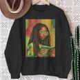 Women Reading Book Educated Black History Month Women Sweatshirt Gifts for Old Women Women Reading Book Educated Black History Month Women Sweatshirt Gifts for Old Women