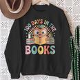 Women's 100 Days In The Books Cute Apple Reading School Sweatshirt Gifts for Old Women Women's 100 Days In The Books Cute Apple Reading School Sweatshirt Gifts for Old Women