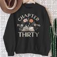 Women's 1996 Chapter Thirty 30th Birthday Decoration Wildflower Book Sweatshirt Gifts for Old Women Women's 1996 Chapter Thirty 30th Birthday Decoration Wildflower Book Sweatshirt Gifts for Old Women