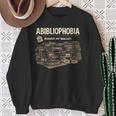 Women's Abibliophobia Ruined My Wallet Book Lover Sweatshirt Gifts for Old Women Women's Abibliophobia Ruined My Wallet Book Lover Sweatshirt Gifts for Old Women