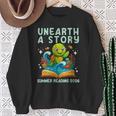 Women's Book Sea Turtle Summer Reading 2026 Unearth a Story Sweatshirt Gifts for Old Women