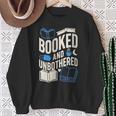 Women's Booktrovert Introvert Reader Library Card Coffee Books Sweatshirt Gifts for Old Women