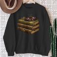Women's Dark Academia Vintage Book Stack Gothic Moth Sweatshirt Gifts for Old Women