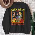 Women's Dark Arts And Crafts Club Retro Witchy Book Cover Sweatshirt Gifts for Old Women