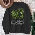 Women's Distracted By Books And Dogs Reader Graphic Sweatshirt Gifts for Old Women Women's Distracted By Books And Dogs Reader Graphic Sweatshirt Gifts for Old Women
