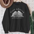 Women's First Edition Published 2025 The Littlest Book Club Member Sweatshirt Gifts for Old Women