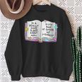 Women's Good Place Right Now In My Book Of Course Not Mentally Sweatshirt Gifts for Old Women