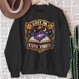 Women's Lost In Reading Space Book Lover Galaxy Stars Sweatshirt Gifts for Old Women
