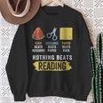 Women's Nothing Beats Reading Book Librarian Across America Kids Sweatshirt Gifts for Old Women