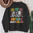 Women's Nothing Beats Reading Rock Paper Scissors Book Love Sweatshirt Gifts for Old Women Women's Nothing Beats Reading Rock Paper Scissors Book Love Sweatshirt Gifts for Old Women