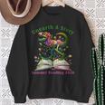 Women's Unearth A Story Summer Reading 2026 Dinosaur Book Floral Sweatshirt Gifts for Old Women