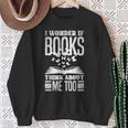 I Wonder If Books Think About Me Too Reading Book Lovers Sweatshirt Gifts for Old Women I Wonder If Books Think About Me Too Reading Book Lovers Sweatshirt Gifts for Old Women