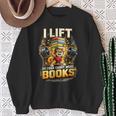 Workout I Lift So I Can Carry More Books Humor Sweatshirt Gifts for Old Women