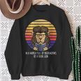 In A World Full Of Bookworms Be A Book Lion Dragon Reading Sweatshirt Gifts for Old Women