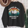 Writer By Day Reader By Night Write Cool Book Lover Sweatshirt Gifts for Old Women