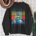Yes I’m A Book A Holic No I Don’t Need Help Vintage Sweatshirt Gifts for Old Women
