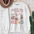 100 Days In The Books Goose Reading 100th Day Of School Sweatshirt Gifts for Old Women 100 Days In The Books Goose Reading 100th Day Of School Sweatshirt Gifts for Old Women
