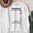 30th Birthday Man Woman Guest Book Party Round Birthday Sweatshirt Gifts for Old Women