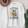 6-7 Nights Reading Owl On Moon Book Lover Reading Sweatshirt Gifts for Old Women
