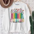 7Th Grade Dream Team Book Wildflower First Day Of School Performance Sweatshirt Gifts for Old Women 7Th Grade Dream Team Book Wildflower First Day Of School Performance Sweatshirt Gifts for Old Women