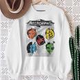Animorphs Split Face Character Colorful Grid Book Series Sweatshirt Gifts for Old Women