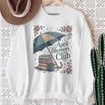 April Showers Book Club Spring Peonies Cozy Hygge Reader Sweatshirt Gifts for Old Women April Showers Book Club Spring Peonies Cozy Hygge Reader Sweatshirt Gifts for Old Women